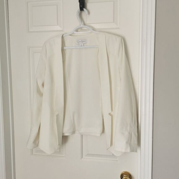 Jessica Simpson white blazer woman's size M - Picture 1 of 4